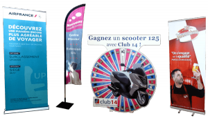 Impression numérique grand format de PLV pour Ice Tropez